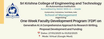 Generative AI: A Comprehensive Approach to Research Writing, Proposal Development, and Funding 2025 Faculty Development Program Poster